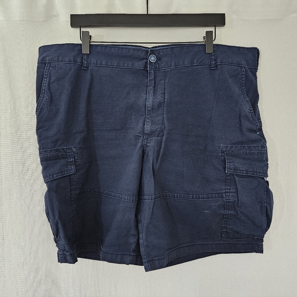 Izod Saltwater Stretch Cargo Short in Navy Blue Men's Size 40